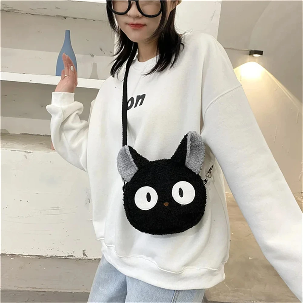 HOMEFISH Japanese Style Bag Women Cartoon Plush Shoulder Bag for Women New Crossbody Bag Small Phone&Purse Bag Bolsa Feminina - Image 3