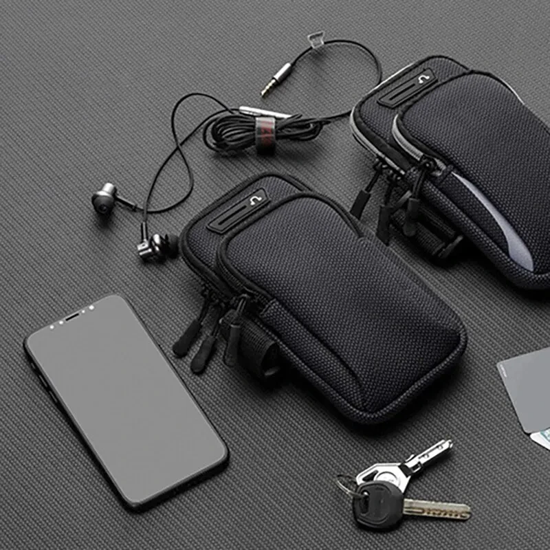 New Sports Bag For Mobile Phone Armband For Jogging Cell Phone Accessories Woman mp3 mp4 Bags PU Hand Bag For Running Waterproof - Image 4